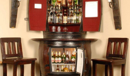 dining room corner liquor cabinet